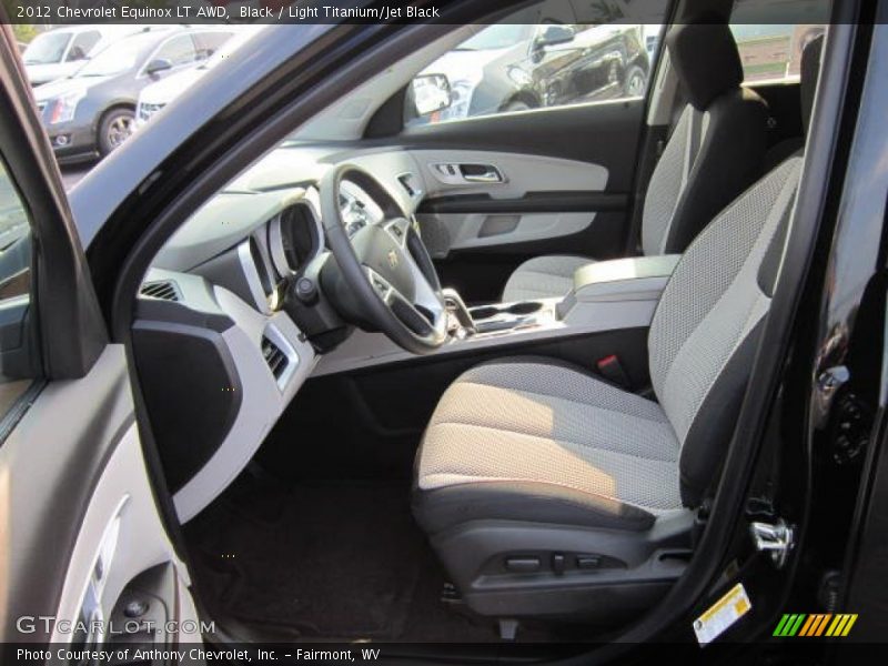 Black / Light Titanium/Jet Black 2012 Chevrolet Equinox LT AWD