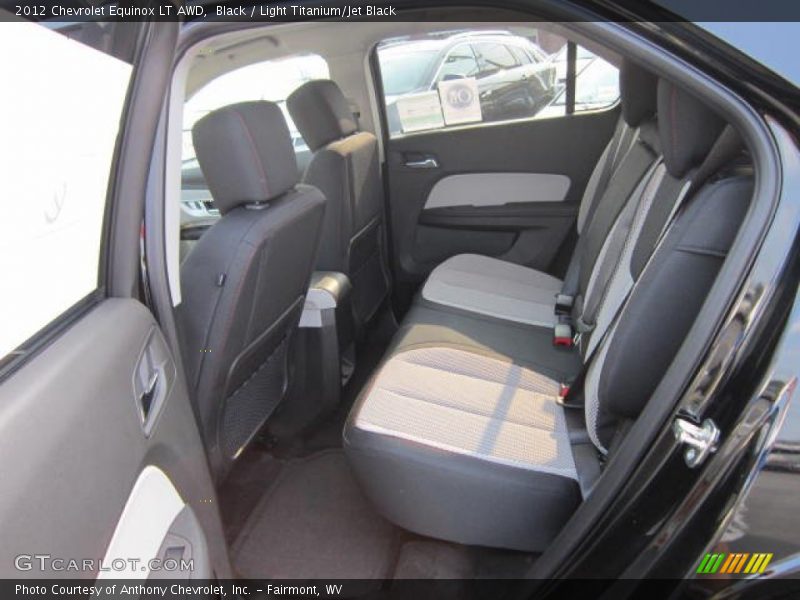  2012 Equinox LT AWD Light Titanium/Jet Black Interior