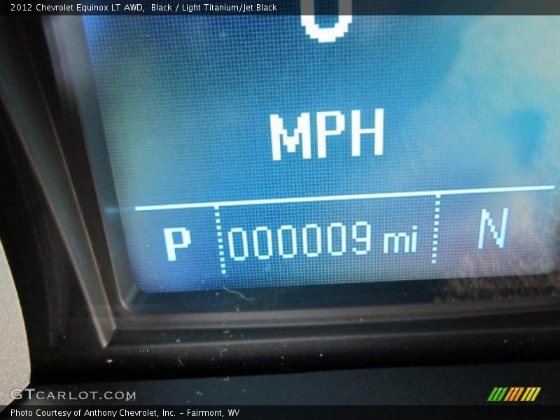Black / Light Titanium/Jet Black 2012 Chevrolet Equinox LT AWD