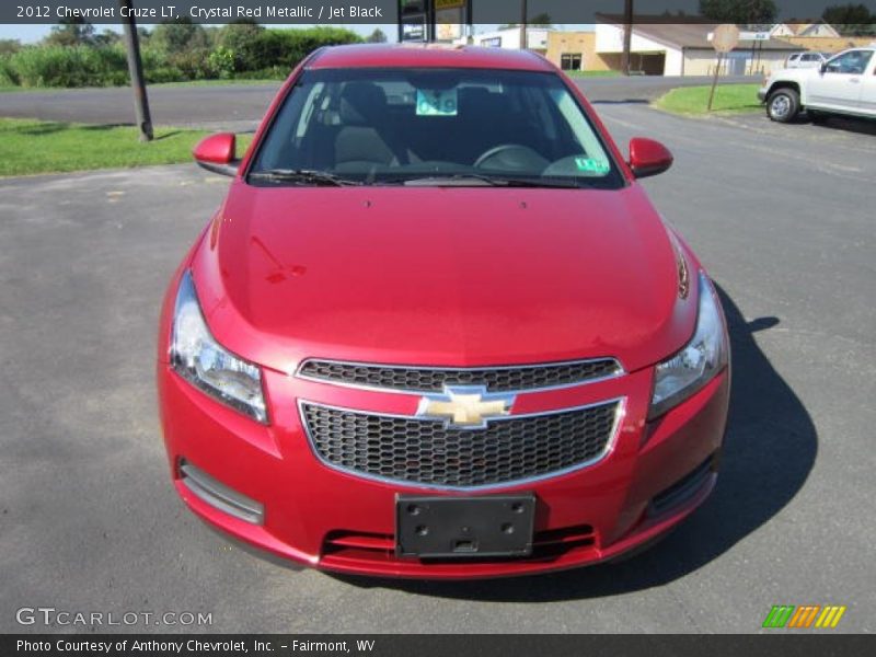 Crystal Red Metallic / Jet Black 2012 Chevrolet Cruze LT