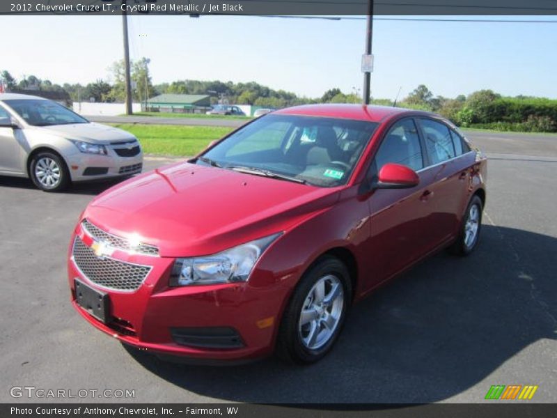 Crystal Red Metallic / Jet Black 2012 Chevrolet Cruze LT