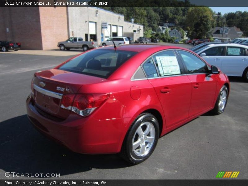 Crystal Red Metallic / Jet Black 2012 Chevrolet Cruze LT