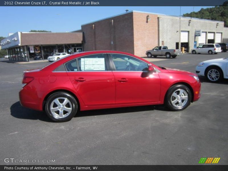 Crystal Red Metallic / Jet Black 2012 Chevrolet Cruze LT