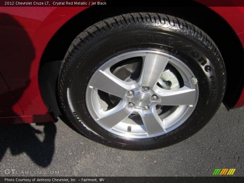 Crystal Red Metallic / Jet Black 2012 Chevrolet Cruze LT