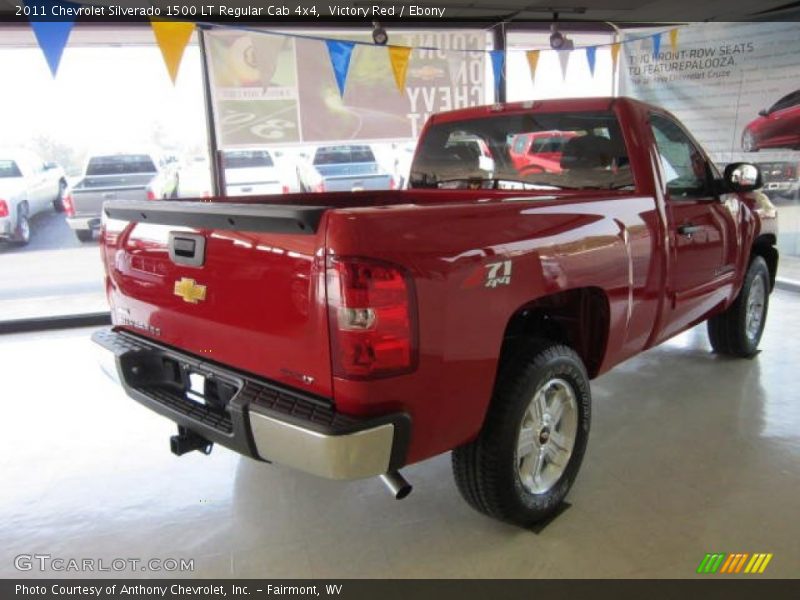 Victory Red / Ebony 2011 Chevrolet Silverado 1500 LT Regular Cab 4x4