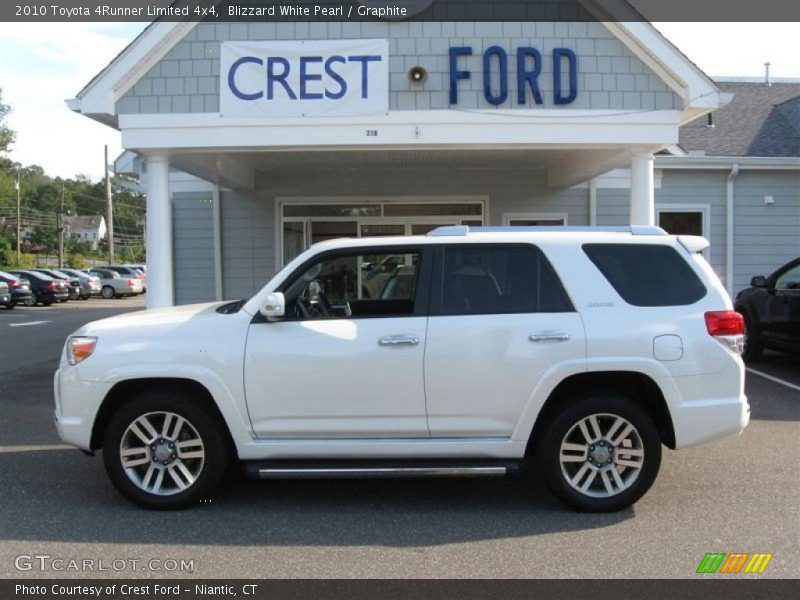 Blizzard White Pearl / Graphite 2010 Toyota 4Runner Limited 4x4
