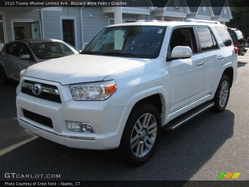 Blizzard White Pearl / Graphite 2010 Toyota 4Runner Limited 4x4