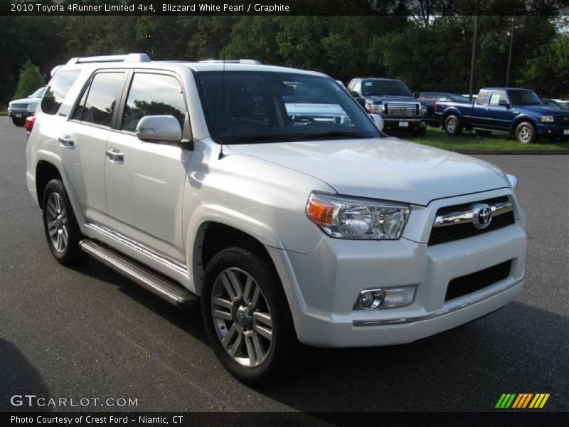 Blizzard White Pearl / Graphite 2010 Toyota 4Runner Limited 4x4