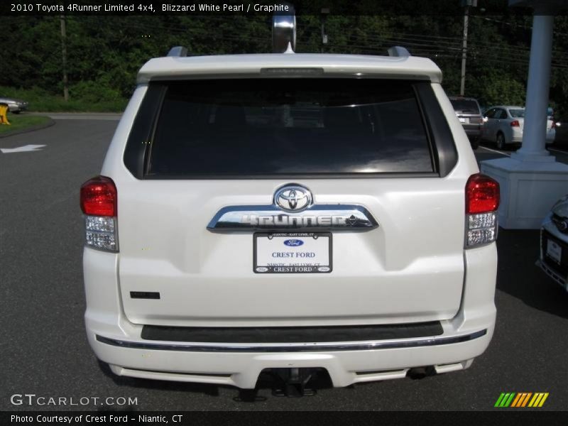 Blizzard White Pearl / Graphite 2010 Toyota 4Runner Limited 4x4