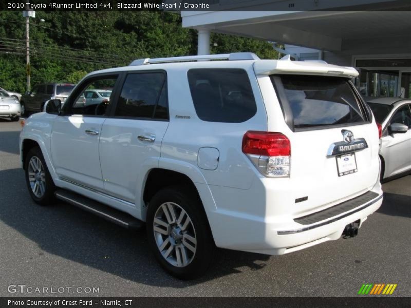 Blizzard White Pearl / Graphite 2010 Toyota 4Runner Limited 4x4