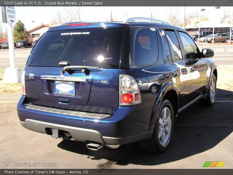 Crystal Blue Metallic / Desert Sand 2007 Saab 9-7X 5.3i