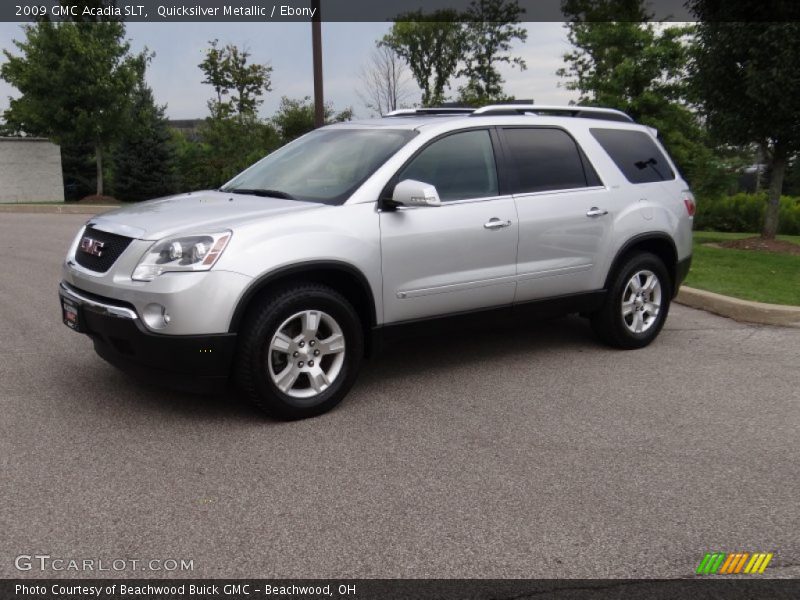 Quicksilver Metallic / Ebony 2009 GMC Acadia SLT