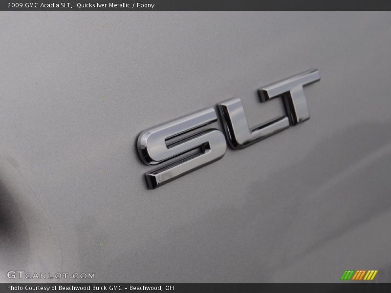 Quicksilver Metallic / Ebony 2009 GMC Acadia SLT