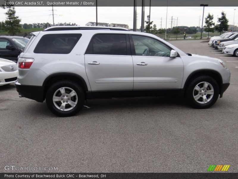 Quicksilver Metallic / Ebony 2009 GMC Acadia SLT