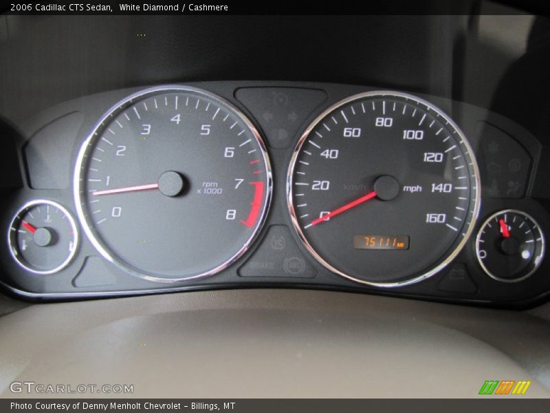 White Diamond / Cashmere 2006 Cadillac CTS Sedan