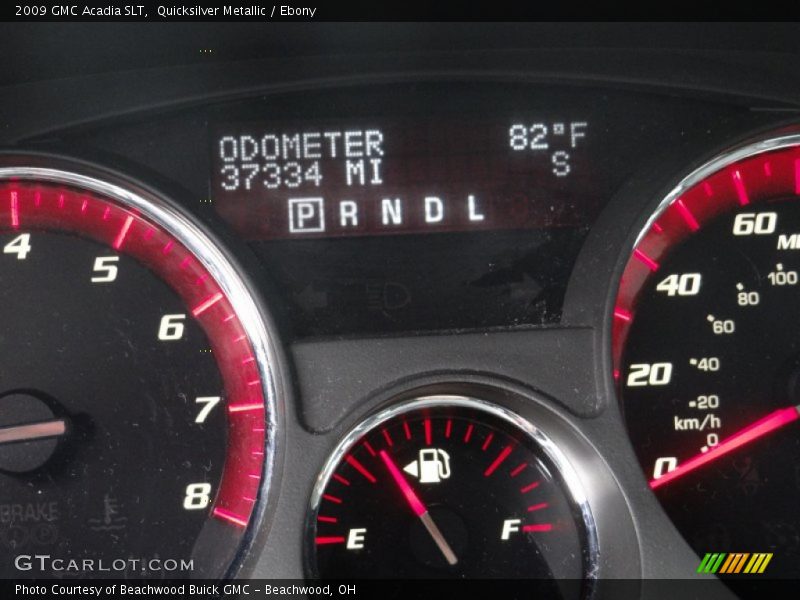 Quicksilver Metallic / Ebony 2009 GMC Acadia SLT