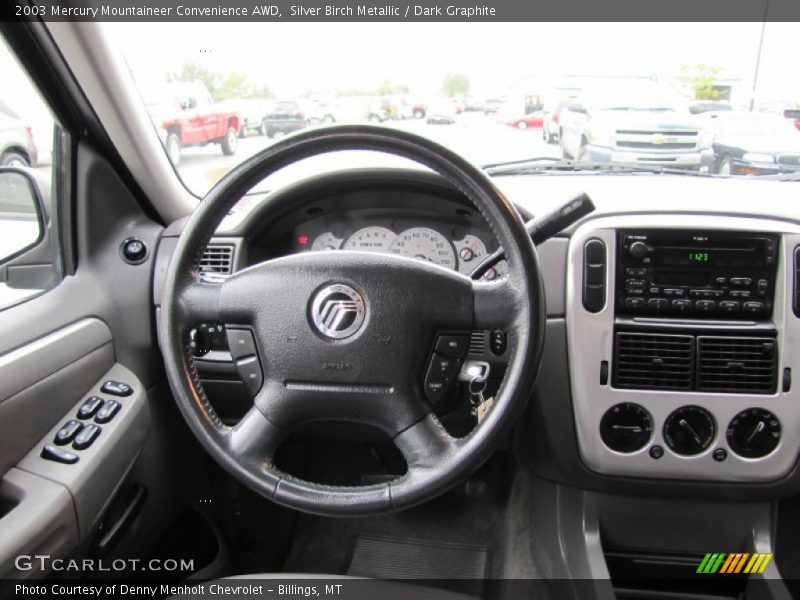 Silver Birch Metallic / Dark Graphite 2003 Mercury Mountaineer Convenience AWD