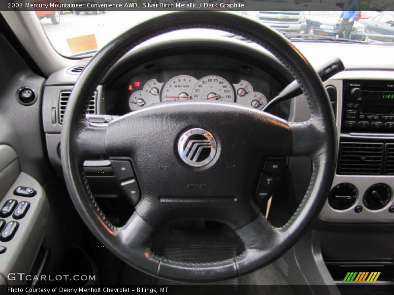 Silver Birch Metallic / Dark Graphite 2003 Mercury Mountaineer Convenience AWD