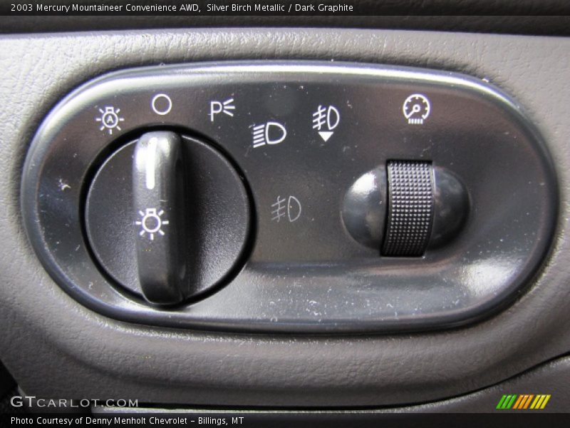 Controls of 2003 Mountaineer Convenience AWD