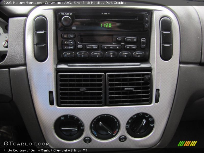 Controls of 2003 Mountaineer Convenience AWD