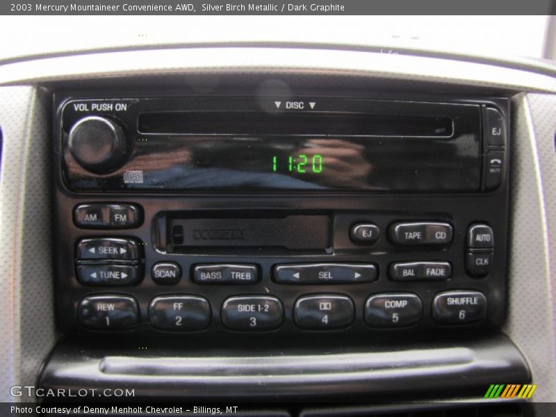 Audio System of 2003 Mountaineer Convenience AWD