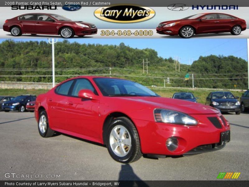 Crimson Red / Cashmere 2008 Pontiac Grand Prix Sedan