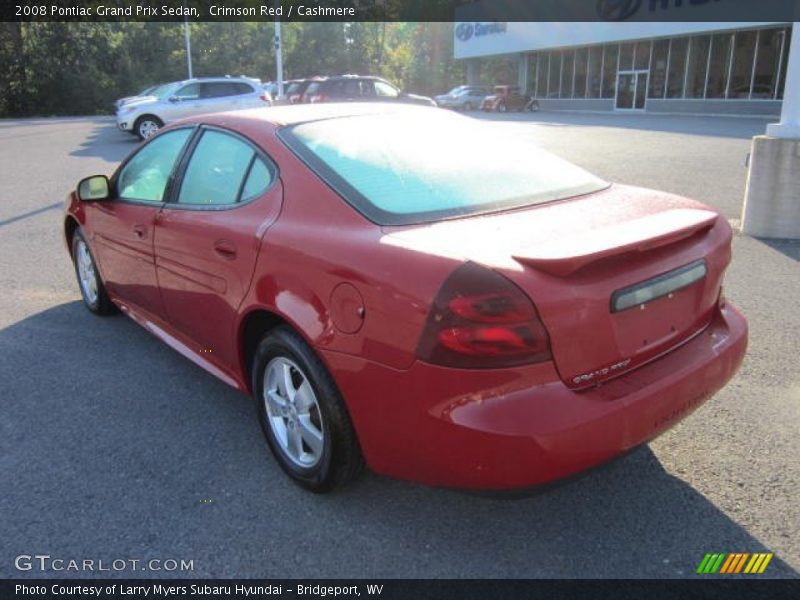 Crimson Red / Cashmere 2008 Pontiac Grand Prix Sedan