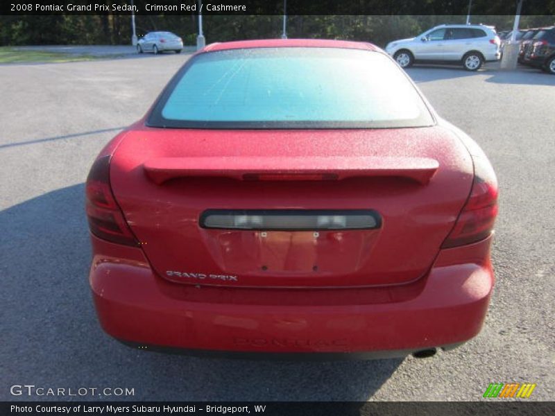Crimson Red / Cashmere 2008 Pontiac Grand Prix Sedan