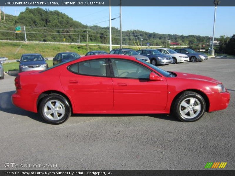 Crimson Red / Cashmere 2008 Pontiac Grand Prix Sedan