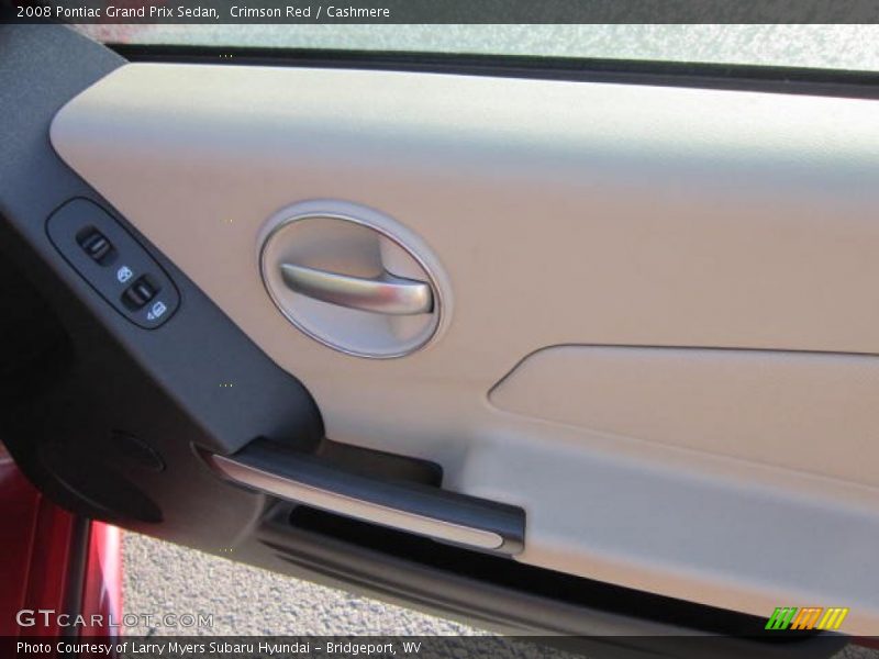 Crimson Red / Cashmere 2008 Pontiac Grand Prix Sedan