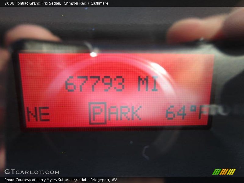 Crimson Red / Cashmere 2008 Pontiac Grand Prix Sedan