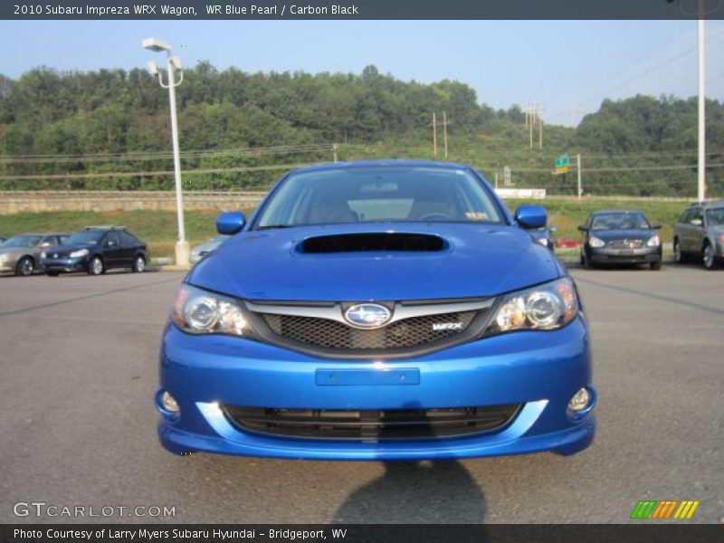 WR Blue Pearl / Carbon Black 2010 Subaru Impreza WRX Wagon