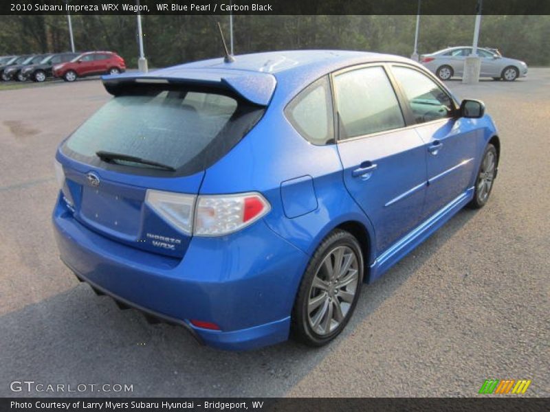 WR Blue Pearl / Carbon Black 2010 Subaru Impreza WRX Wagon