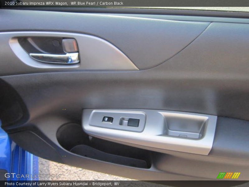 WR Blue Pearl / Carbon Black 2010 Subaru Impreza WRX Wagon
