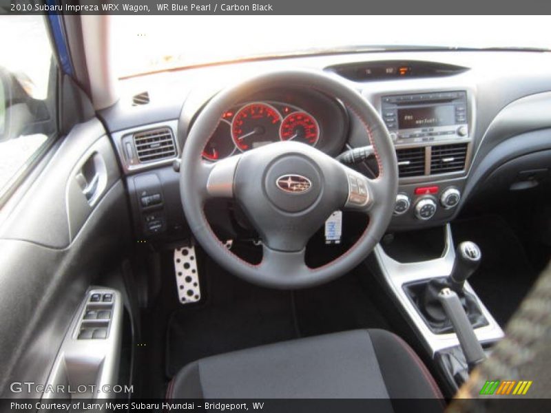 Dashboard of 2010 Impreza WRX Wagon