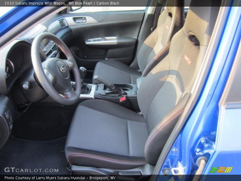  2010 Impreza WRX Wagon Carbon Black Interior