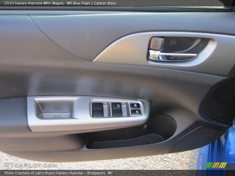 WR Blue Pearl / Carbon Black 2010 Subaru Impreza WRX Wagon