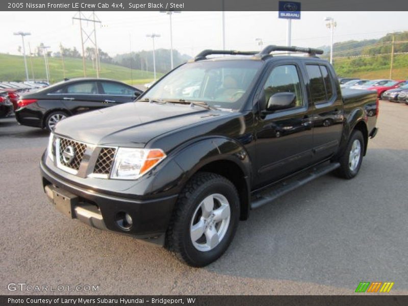 Super Black / Steel 2005 Nissan Frontier LE Crew Cab 4x4