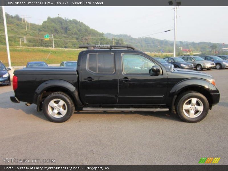 Super Black / Steel 2005 Nissan Frontier LE Crew Cab 4x4