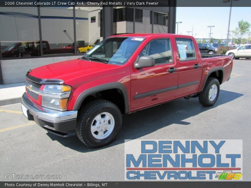 Cherry Red Metallic / Very Dark Pewter 2006 Chevrolet Colorado LT Crew Cab 4x4