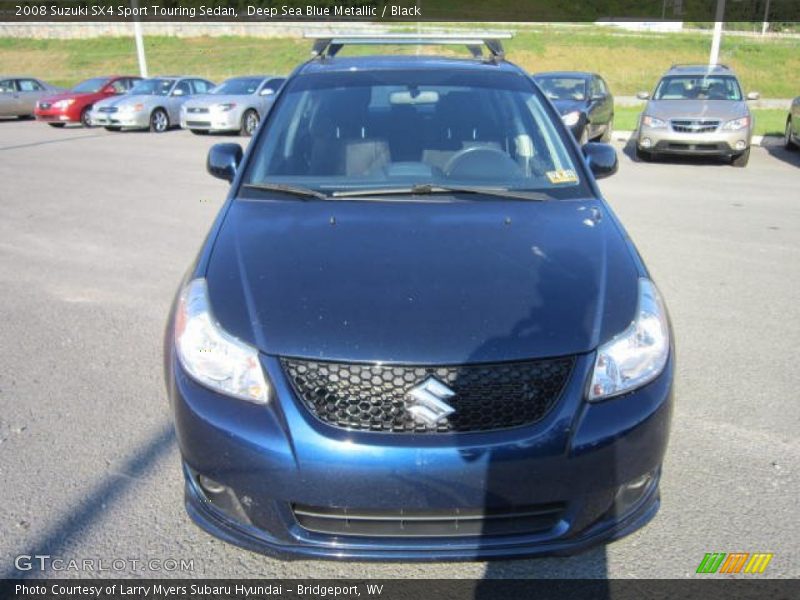 Deep Sea Blue Metallic / Black 2008 Suzuki SX4 Sport Touring Sedan