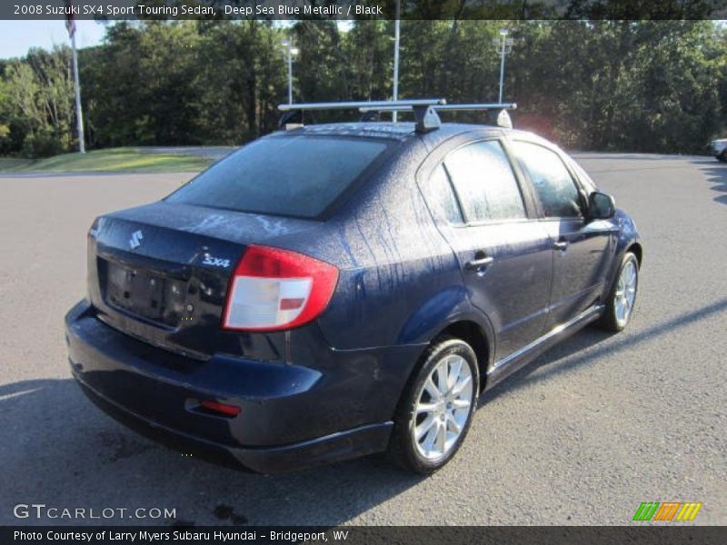 Deep Sea Blue Metallic / Black 2008 Suzuki SX4 Sport Touring Sedan