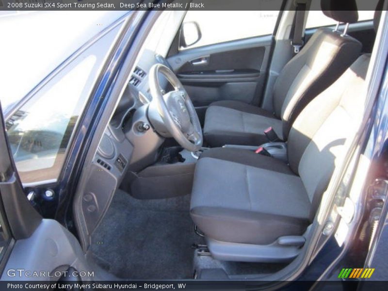 Deep Sea Blue Metallic / Black 2008 Suzuki SX4 Sport Touring Sedan