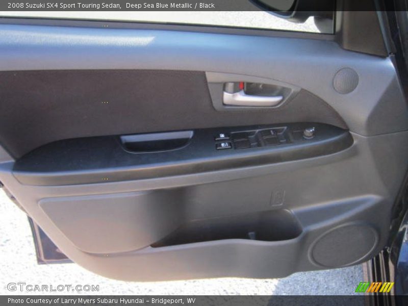 Deep Sea Blue Metallic / Black 2008 Suzuki SX4 Sport Touring Sedan