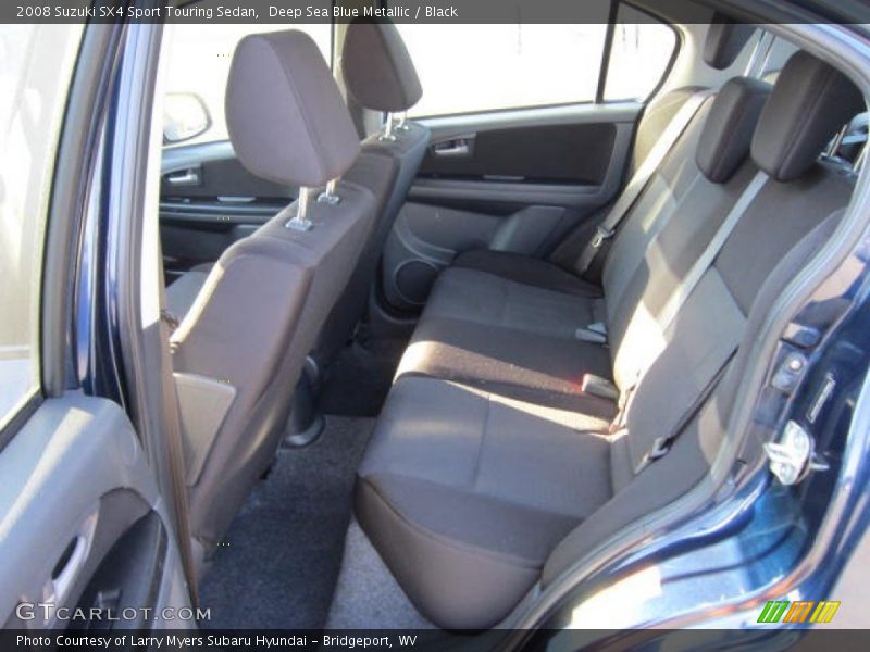 Deep Sea Blue Metallic / Black 2008 Suzuki SX4 Sport Touring Sedan