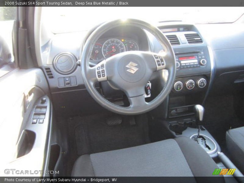 Deep Sea Blue Metallic / Black 2008 Suzuki SX4 Sport Touring Sedan