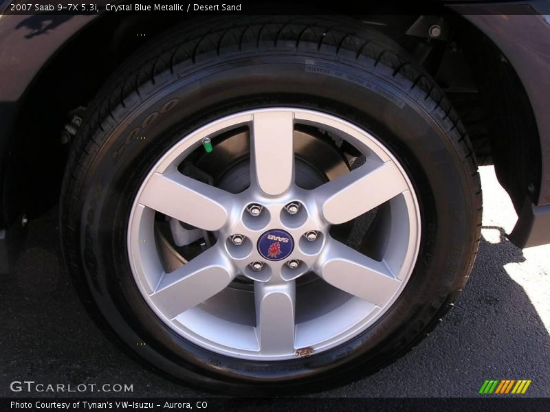 Crystal Blue Metallic / Desert Sand 2007 Saab 9-7X 5.3i