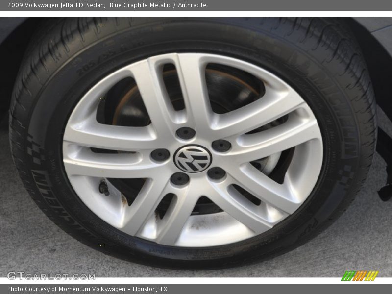 Blue Graphite Metallic / Anthracite 2009 Volkswagen Jetta TDI Sedan
