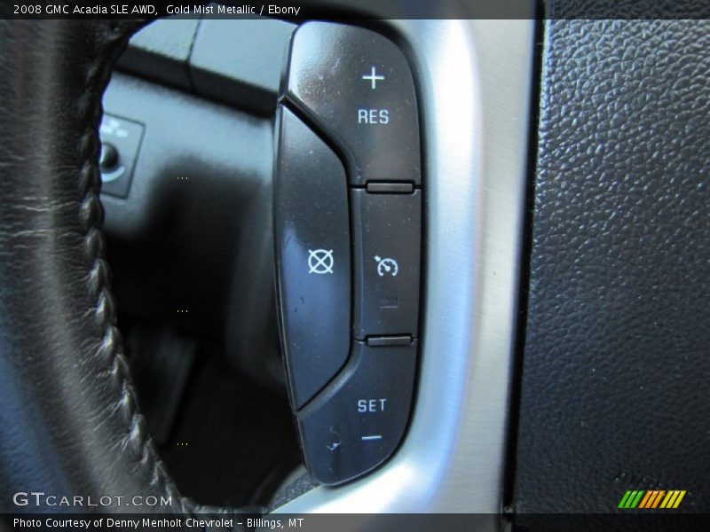 Gold Mist Metallic / Ebony 2008 GMC Acadia SLE AWD