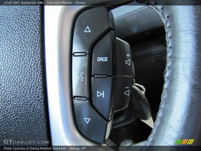 Gold Mist Metallic / Ebony 2008 GMC Acadia SLE AWD